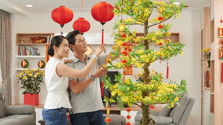 Vị trí đặt đào, mai, quất hợp phong thủy ngày Tḗt, sinh tài phát lộc cho cả năm may mắn-8