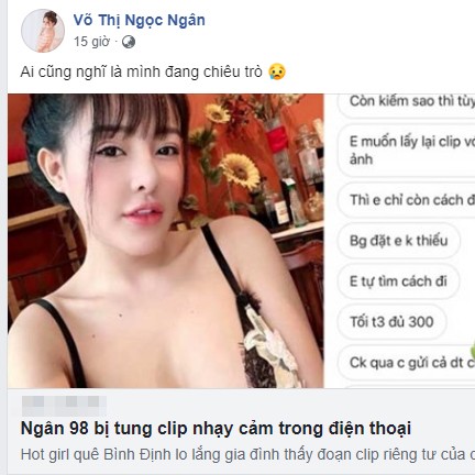 Ngân 98 - tình cũ Lương Bằng Quang bị tung clip nhạy cảm trên web lạ ảnh 1