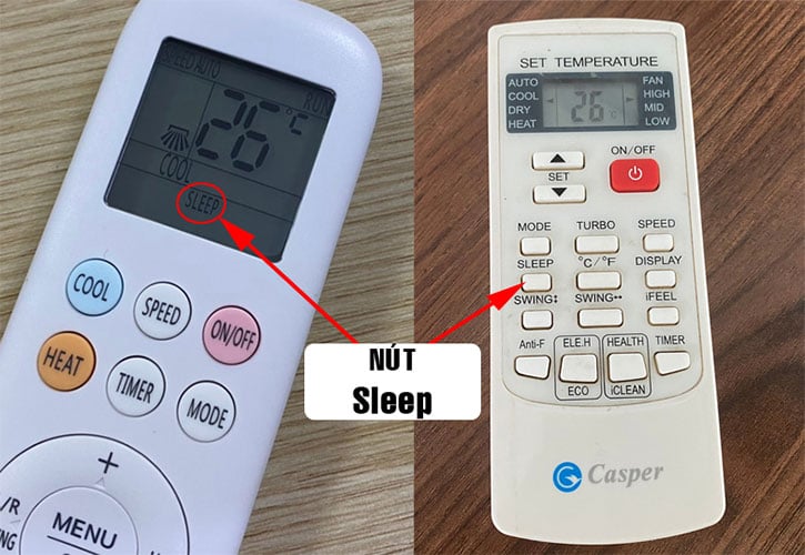 Vào ban đêm, bạn nên sử dụng chế độ Sleep (chế độ ngủ đêm) để bảo vệ sức khỏe và tiết kiệm điện. 