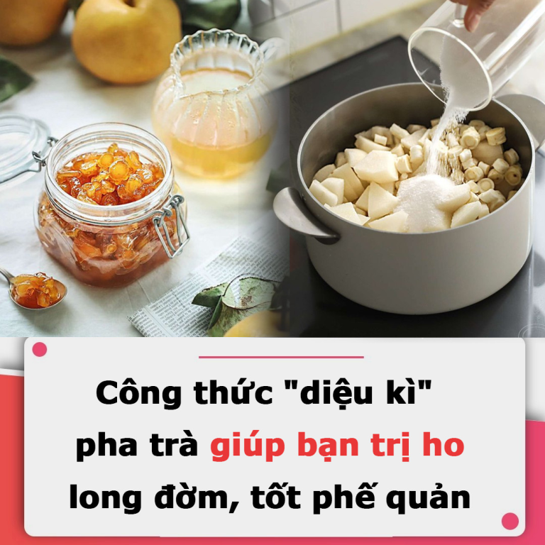 Công thức “diệu kì” pha trà giúp bạn trị ho, long đờm, tốt phế quản