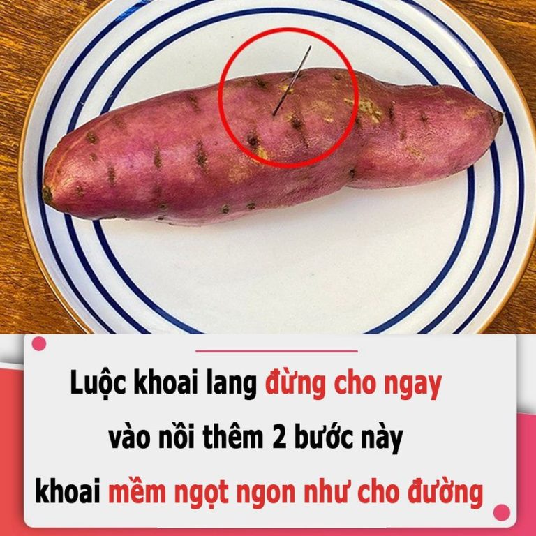 Luộc khoai lang đừng cho ngay vào nồi, thêm 2 bước này khoai mềm ngọt ngon như cho đường