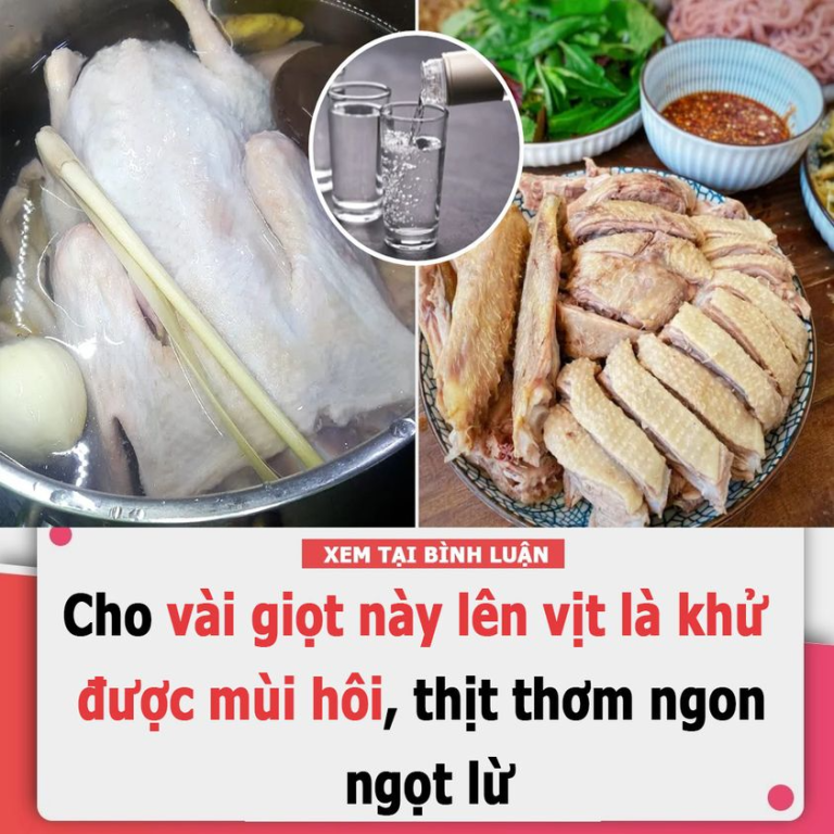 Cho vài giọt này lên vịt là khử được mùi hôi, thịt thơm ngon, ngọt lừ