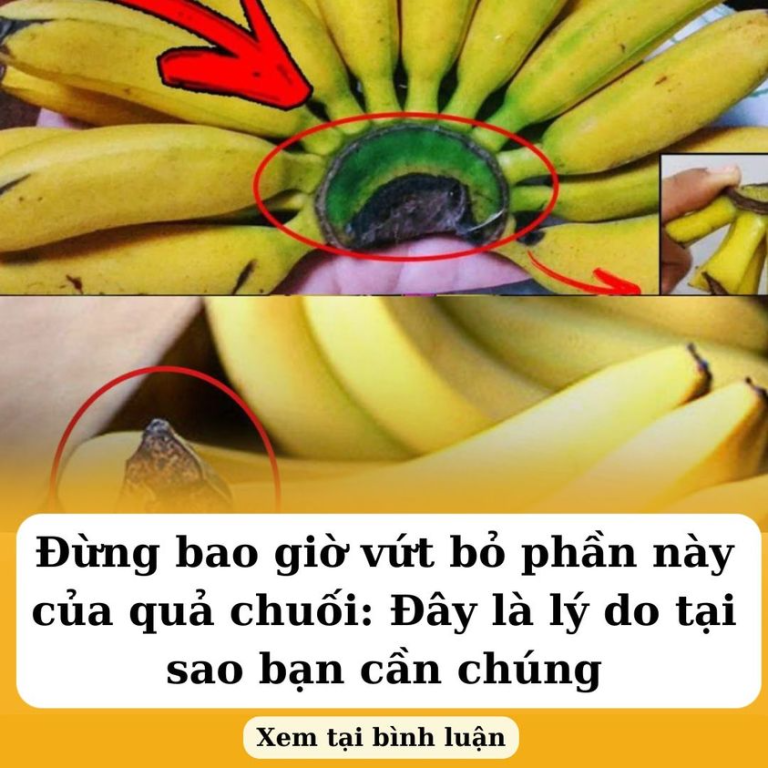 Đừng bao giờ vứt bỏ phần này của quả chuối: Đây là lý do tại sao bạn cần chúng