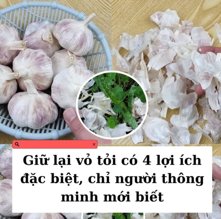 Giữ lại vỏ tỏi có 4 lợi ích đặc biệt, chỉ người thông minh mới biết