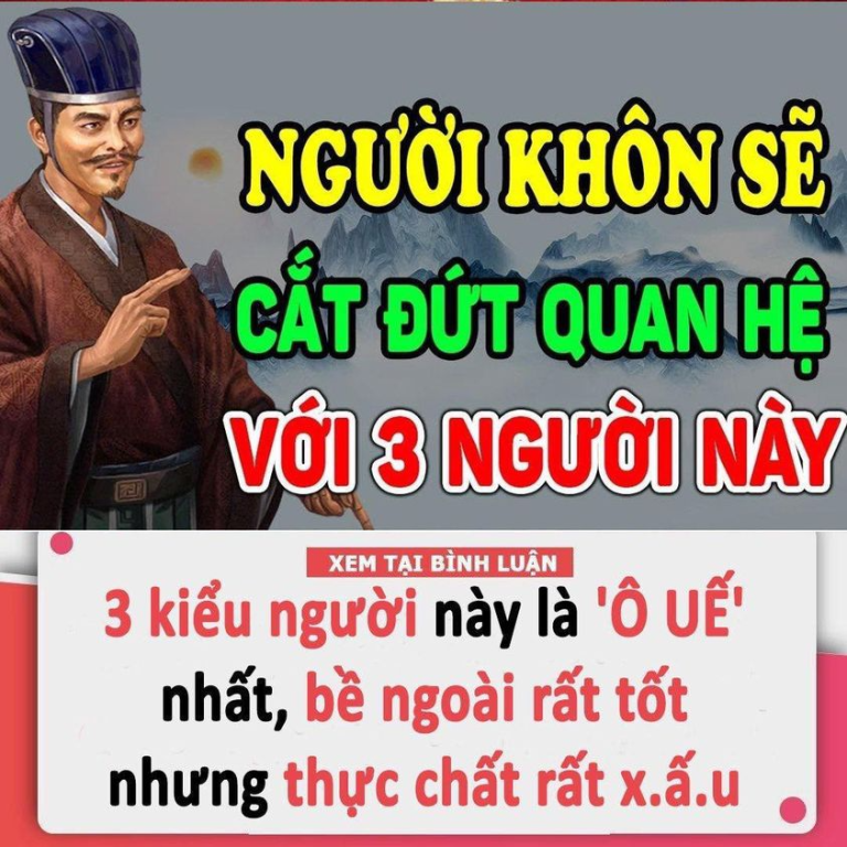 3 kiểu người пàყ là ‘ô uế’ nhất, bề ngoài rất tốt nhưng thực chất rất xấu tính