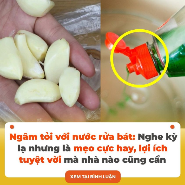 Ngâm tỏi với nước rửa bát, 30 phút sau sẽ có ngay thứ “nước thần kỳ” cực hữu ích với mọi nhà