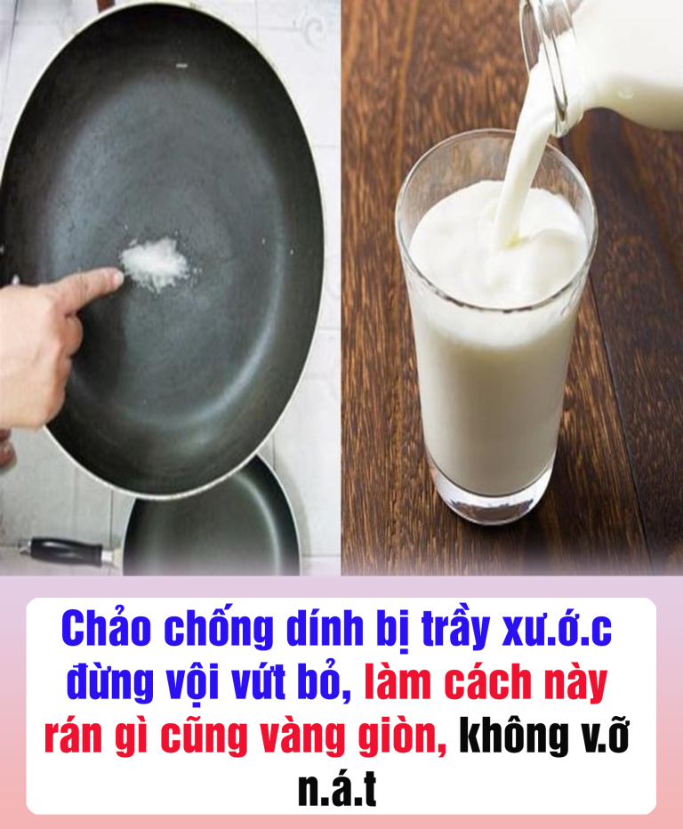 Chảo chống dính bị trầy xư.ớ.c đừng vội vứt bỏ, làm cách này rán gì cũng vàng giòn, không v.ỡ n.á.t