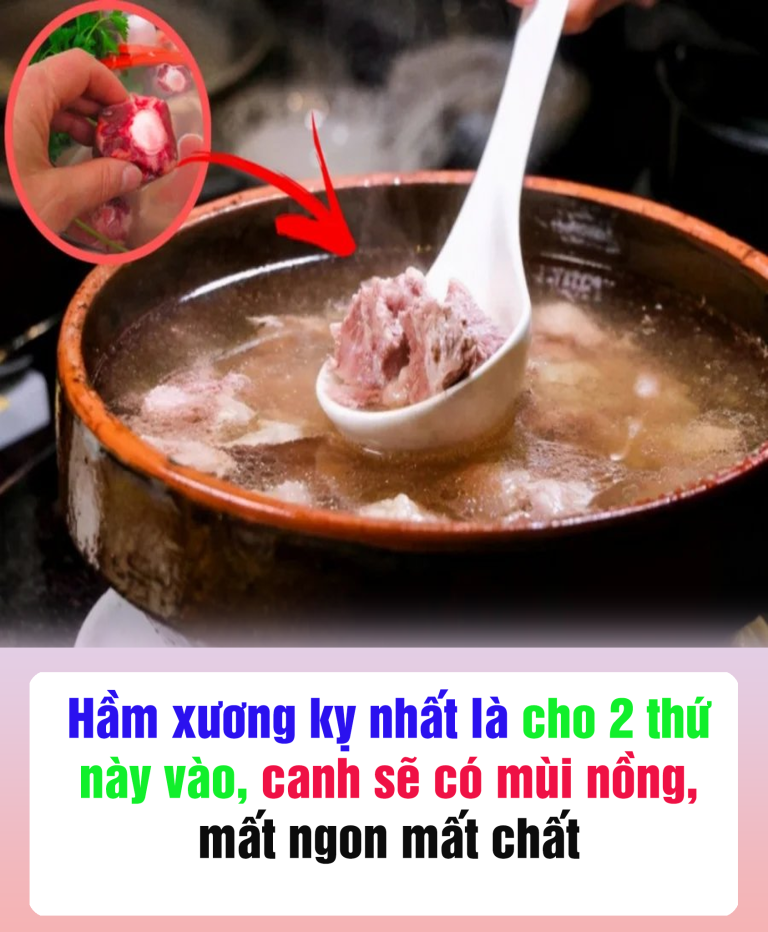 Hầm xương kỵ nhất là cho 2 thứ này vào, canh sẽ có mùi nồng, mất ngon mất chất