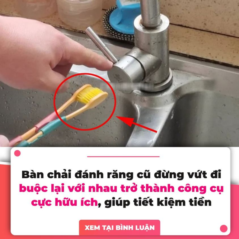 Buộc 2 bàn chải đánh răng cũ lại: Mẹo nhỏ nhưng giúp giải quyết khá nhiều rắc rối nhà nào cũng cần