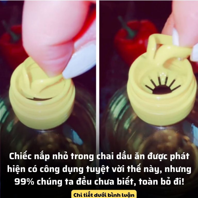 Mở chai dầu ăn đừng vội vứt nắp nhỏ bên trong, giữ lại làm theo mẹo này mỗi tháng tiết kiệm cả trăm nghìn