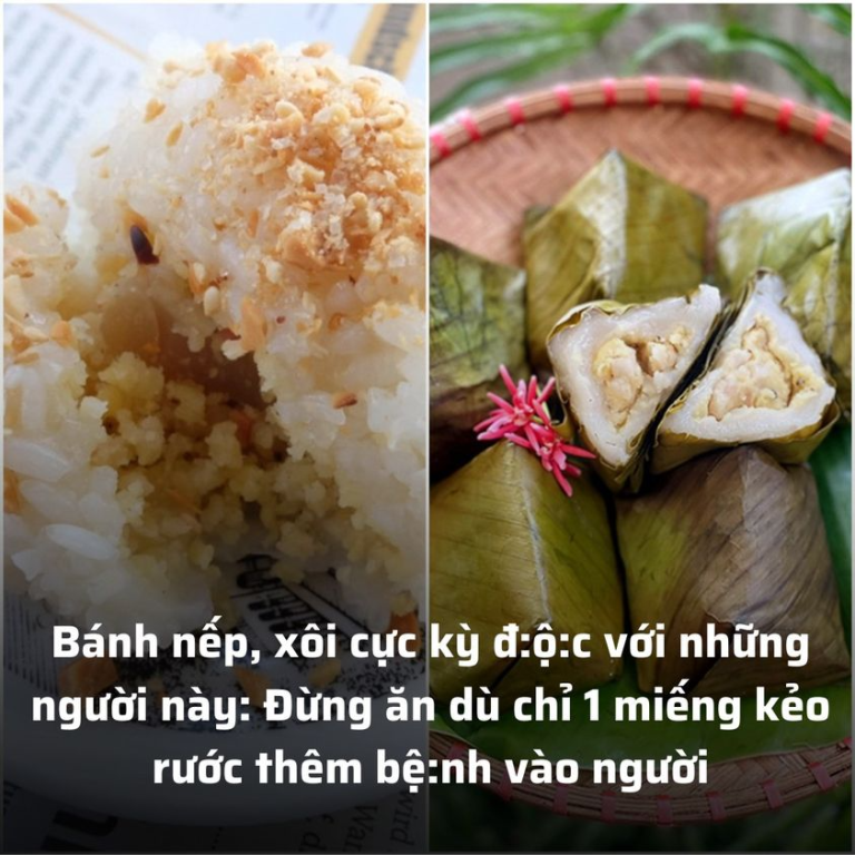 Bánh nếp, xôi cực kỳ đ:ộ:c với những người này: Đừng ăn dù chỉ 1 miếng kẻo rước thêm bệ:nh vào người