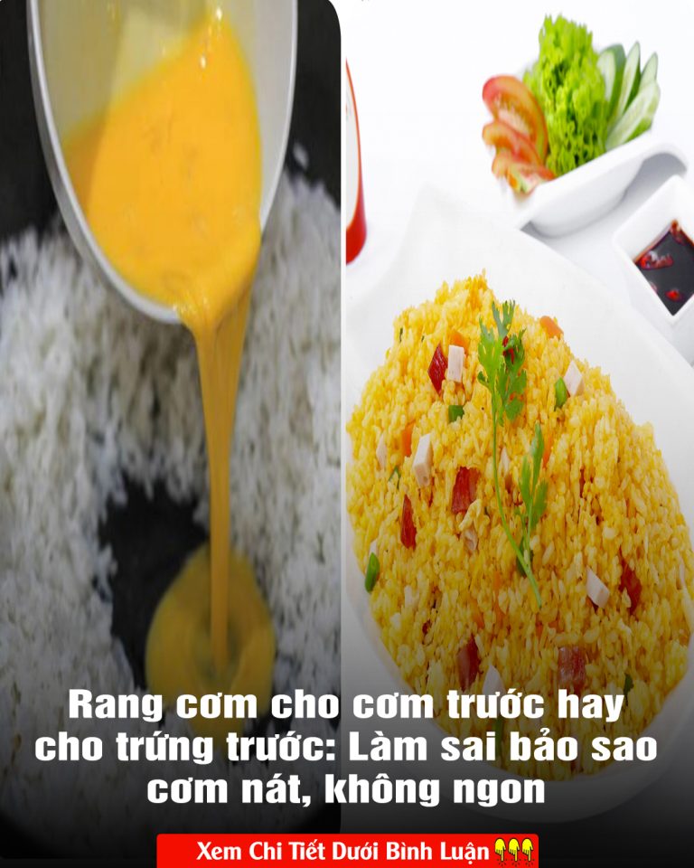 Rang cơm cho cơm trước hay cho trứng trước: Làm sai bảo sao cơm nát, không ngon