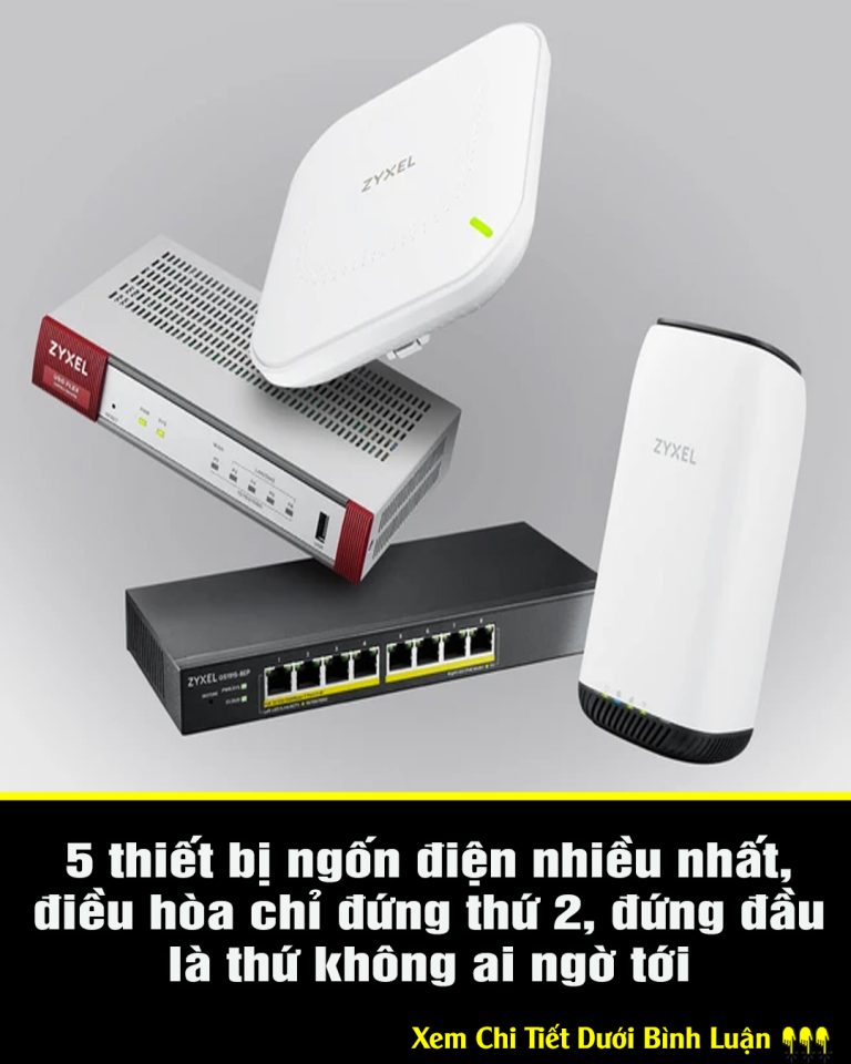 5 thiết bị ngốn điện nhiều nhất, điều hòa chỉ đứng thứ 2, đứng đầu là thứ không ai ngờ tới