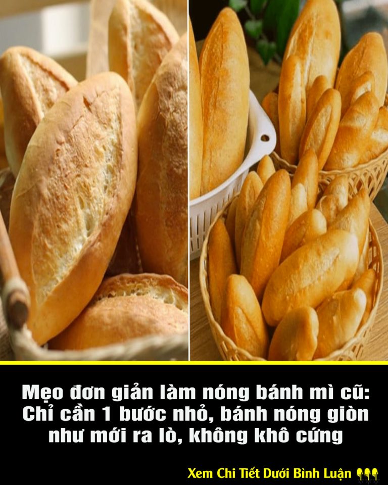 Mẹo đơn giản làm nóng bánh mì cũ: Chỉ cần 1 bước nhỏ, bánh nóng giòn như mới ra lò, không khô cứng