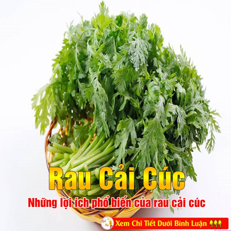 Ăn rau cải cúc có tác dụng gì?