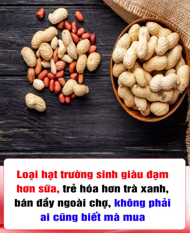 Loại hạt trường sinh giàu đạm hơn sữa, trẻ hóa hơn trà xanh, bán đầy ngoài chợ, không phải ai cũng biết mà mua