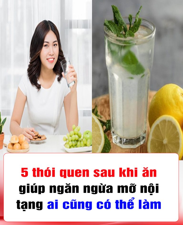 5 thói quen sau khi ăn giúp ngăn ngừa mỡ nội tạng ai cũng có thể làm được