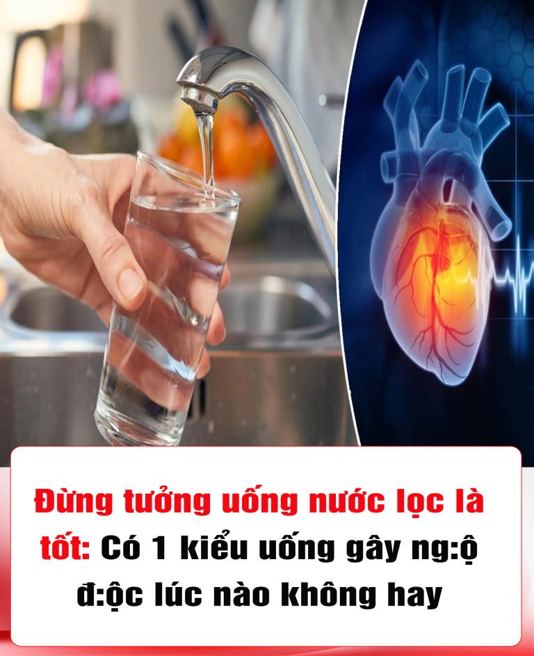 Đừng tưởng uống nước lọc là tốt: Có 1 kiểu uống gây ngộ độc lúc nào không hay