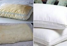 Đem ruột gối ố vàng ngâm với thứ này, bẩn mấy cũng sáng sạch như mới