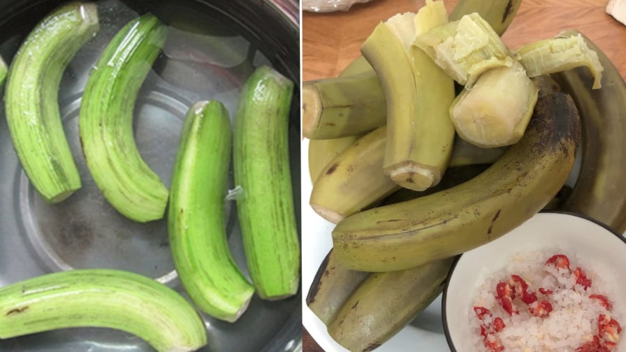 Chuối xanh luộc mang lại nhiều lợi ích cho sức khỏe.